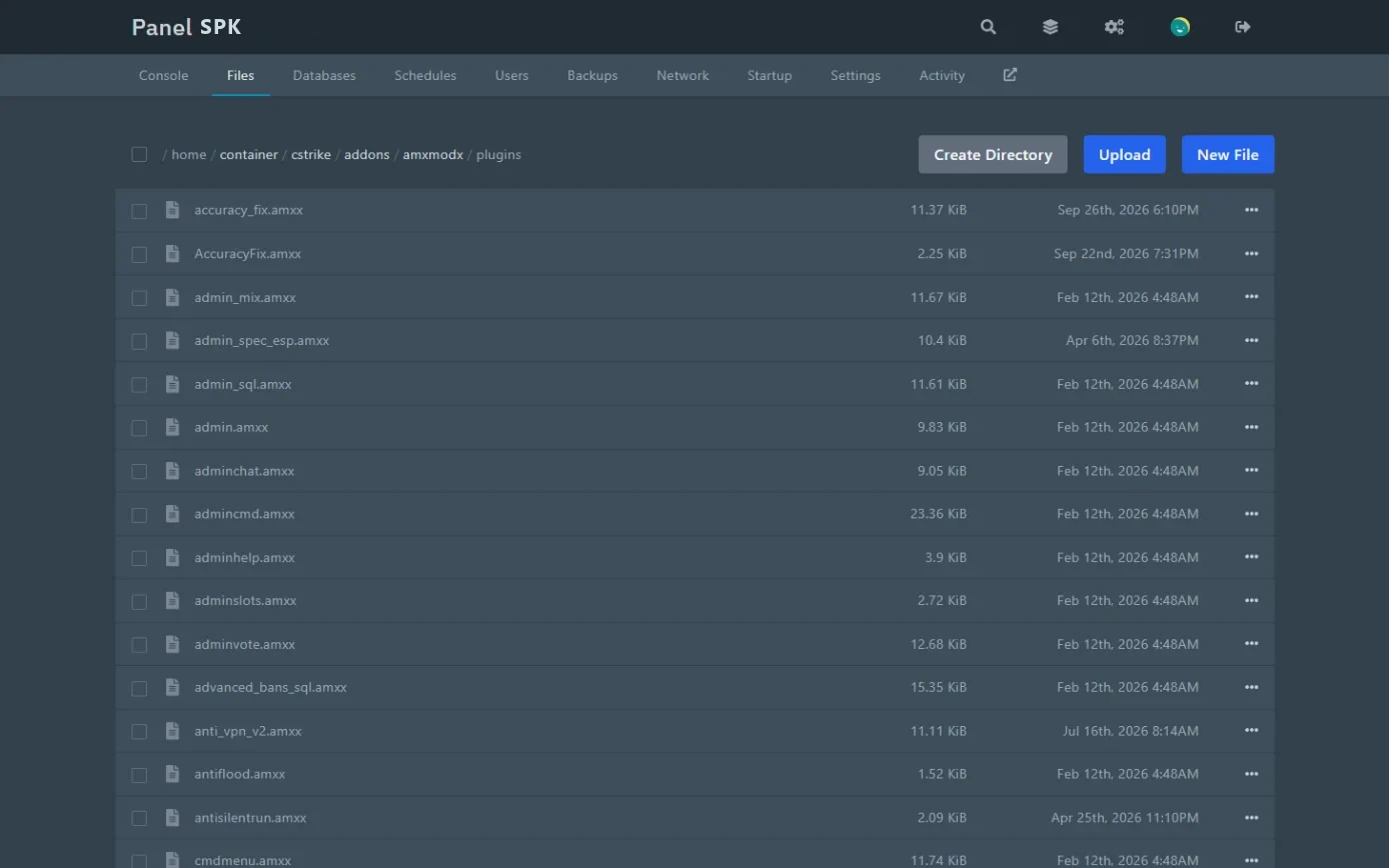 Counter-Strike 1.6 servers - File manager